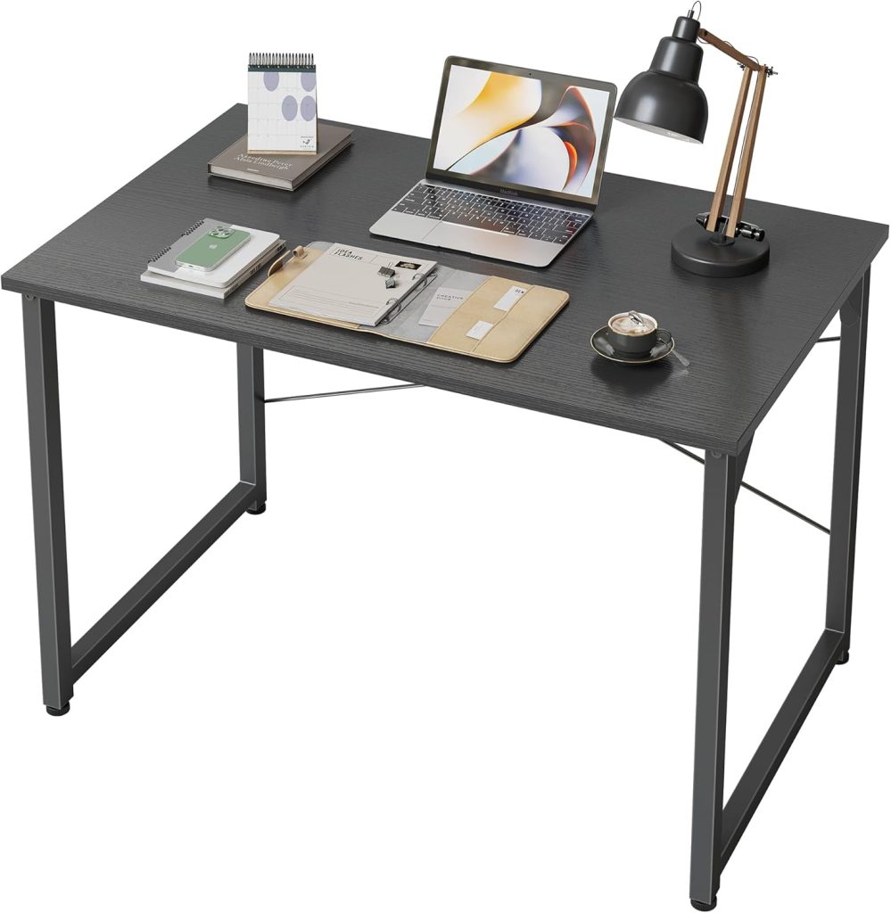 CubiCubi Computer Desk, 32 inch Small Home Office Desk for Small Spaces, Modern Simple Style for Home, Office, Study, Writing, Dark Black