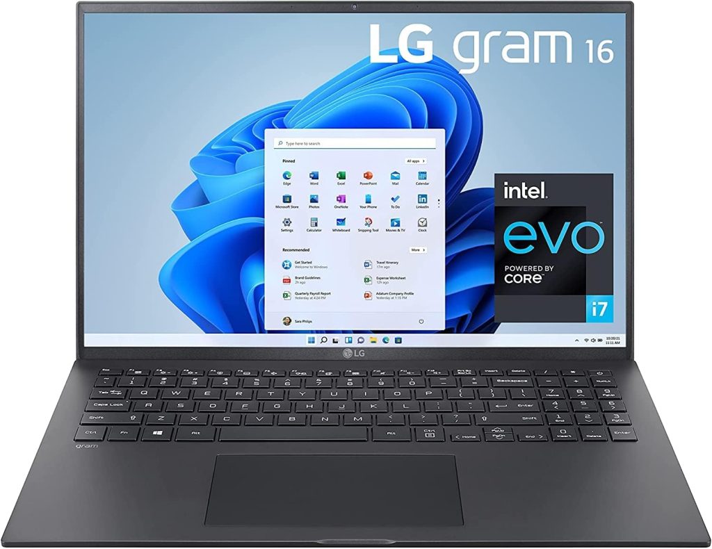 LG gram 16Z90P Laptop 16" IPS Ultra-Lightweight